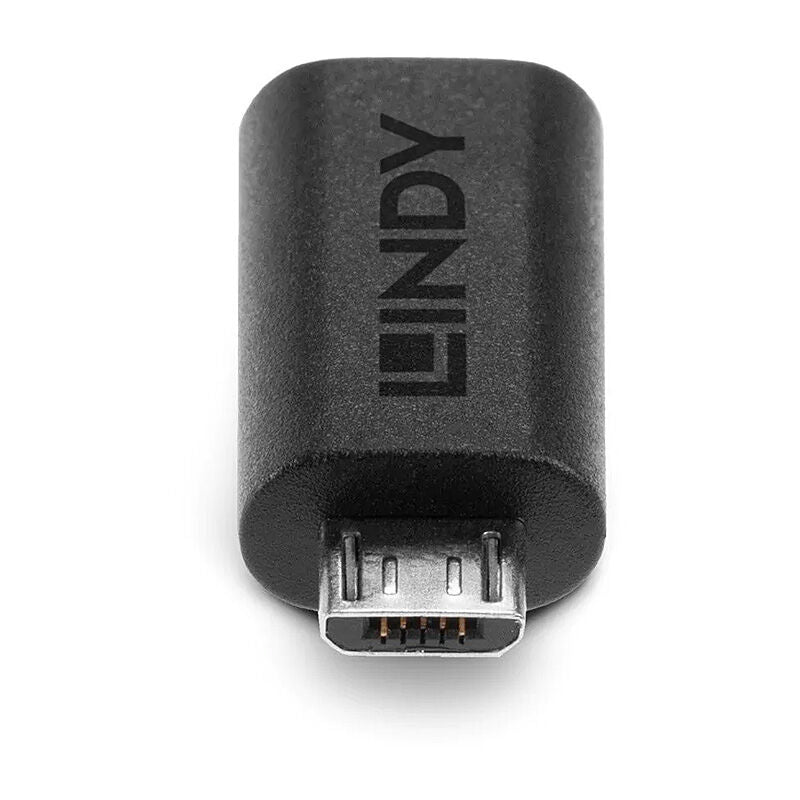 Lindy USB 2.0 Adapter Type Micro-B Male To C Female