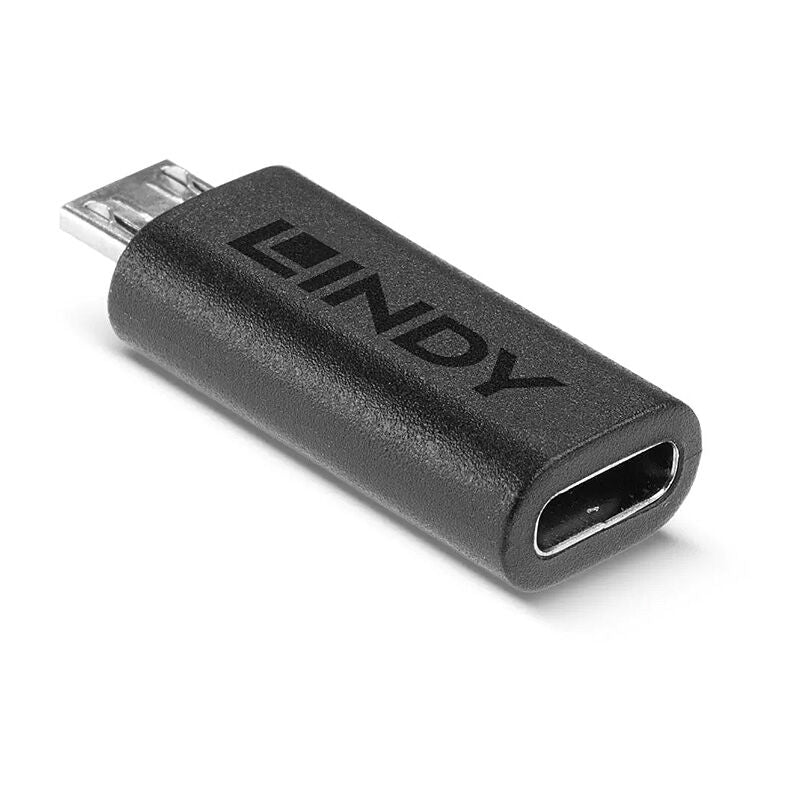 Lindy USB 2.0 Adapter Type Micro-B Male To C Female