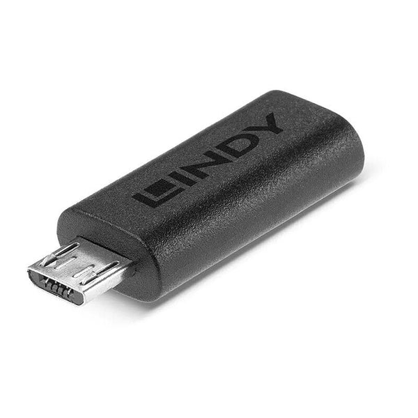 Lindy USB 2.0 Adapter Type Micro-B Male To C Female