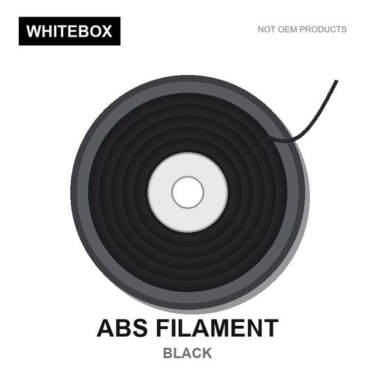 WBFIL M3DF-ABS-BLACK — Whitebox ABS 3D printer filament Black