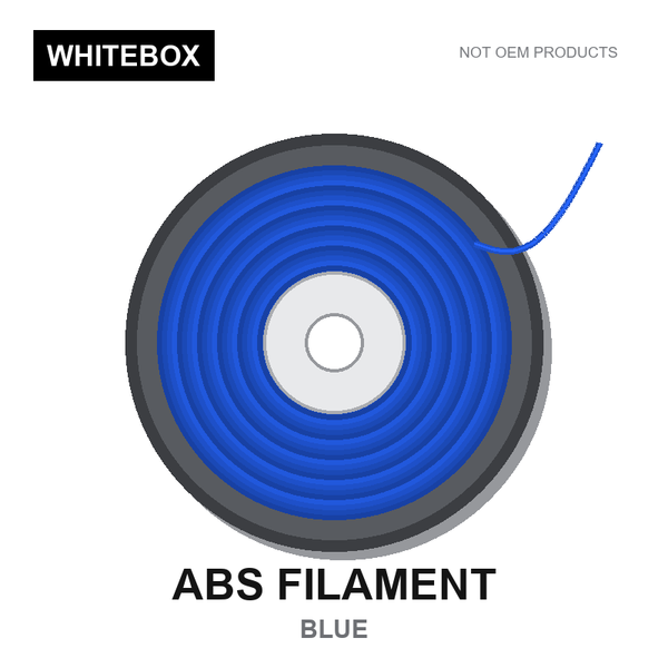 WBFIL M3DF-ABS-BLUE — Whitebox ABS 3D printer filament Blue