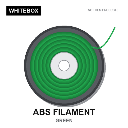 WBFIL M3DF-ABS-GREEN — Whitebox ABS 3D printer filament Green