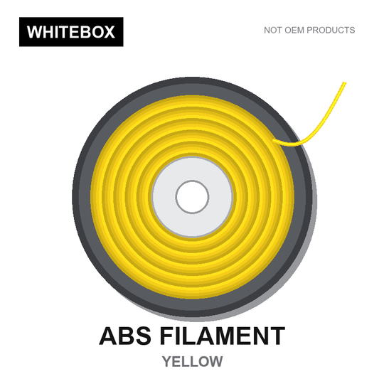 WBFIL M3DF-ABS-YELLOW — Whitebox ABS 3D printer filament Yellow
