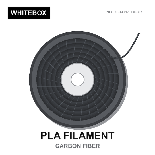 WBFIL M3DF-PLA-CARBON-FIBER — Whitebox PLA 3D printer filament Carbon Fiber
