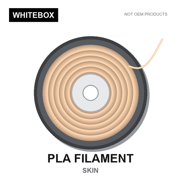 WBFIL M3DF-PLA-SKIN — Whitebox PLA 3D printer filament Skin
