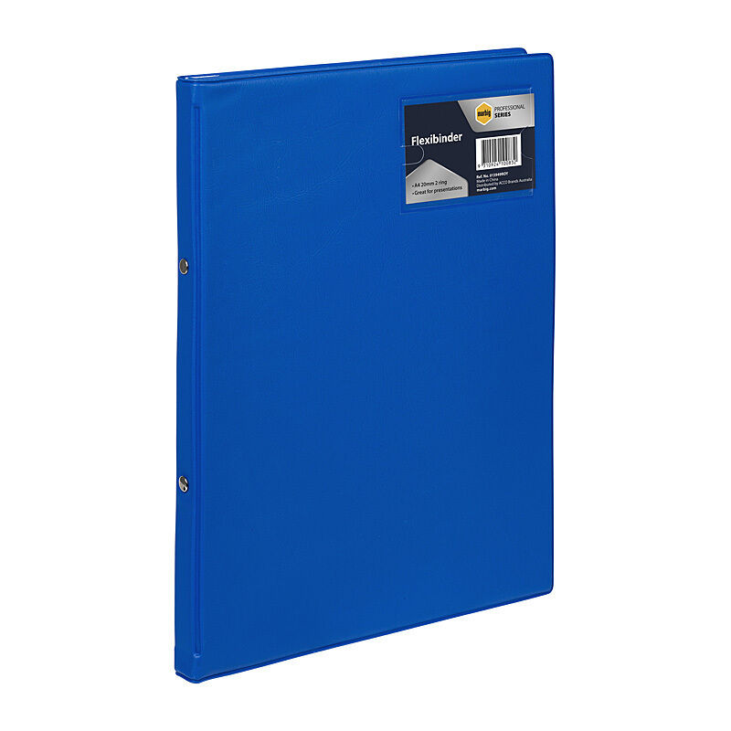 Marbig Pro Flxibndr A4 20mm R Blue