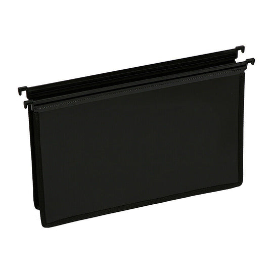 Marbig S/fil Heavy Duty X-Cap Foolscap Black Pack Of 5