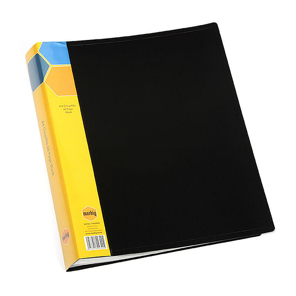 Marbig Display Book NF A4 60pg Black