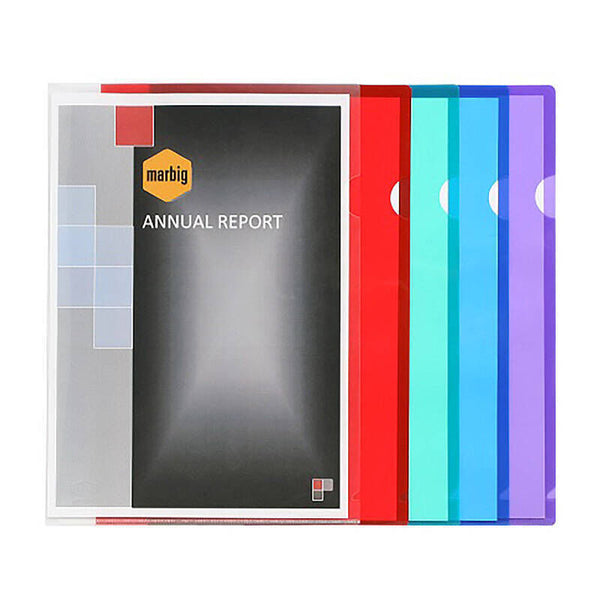 Marbig File A4 Letr Ultr Assorted Pack Of 10