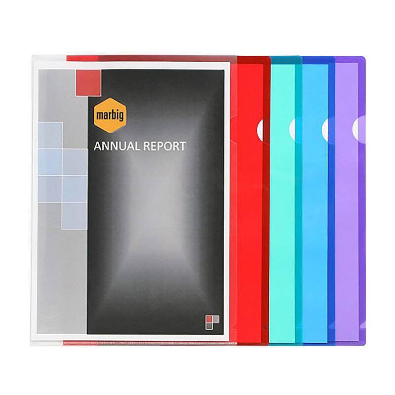 Marbig File A4 Letr Ultr Assorted Pack Of 10