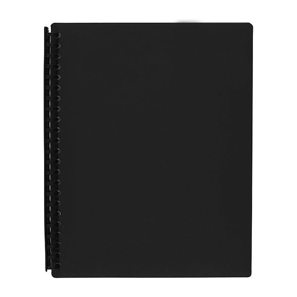Marbig Display Book A4 Refillable Black