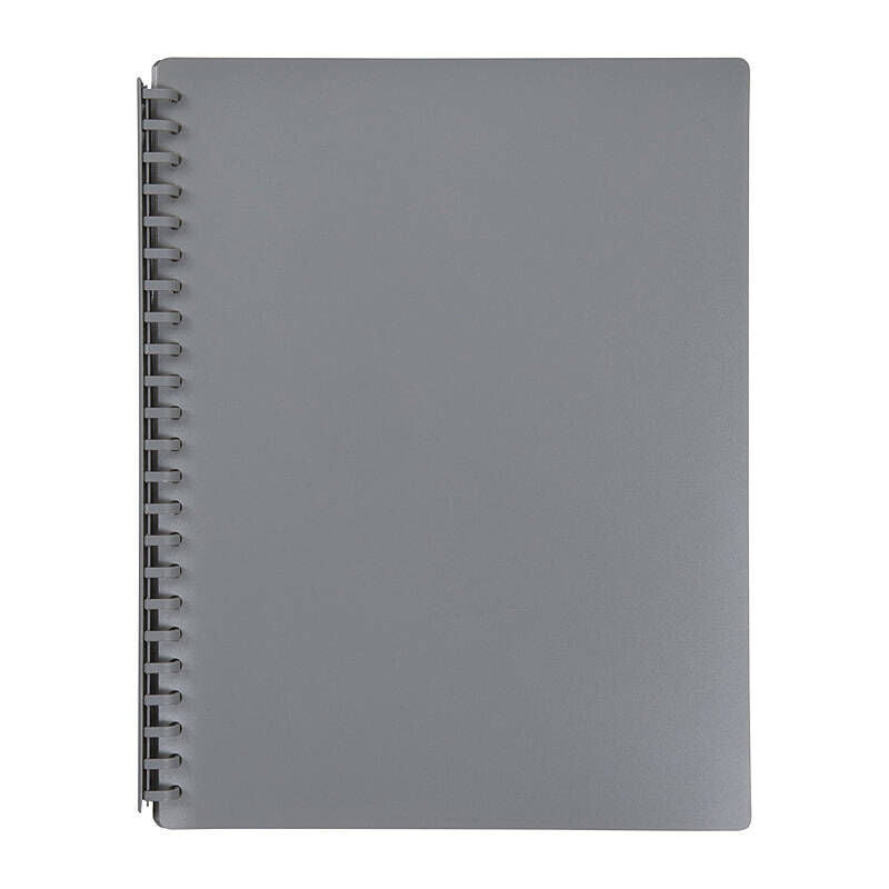 Marbig Display Book A4 Refillable Grey