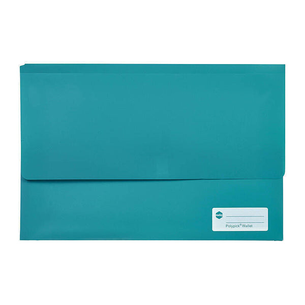 Marbig Wallet Foolscap Polypropylene Teal