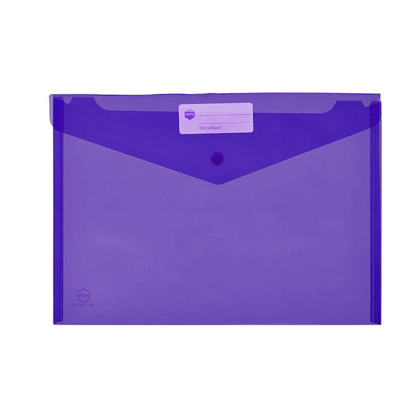 Marbig Doculope Wallet Polypropylene A4 Purple