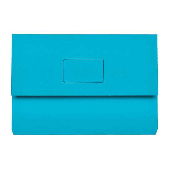 Marbig Wallet Foolscap Slim Pick Blue