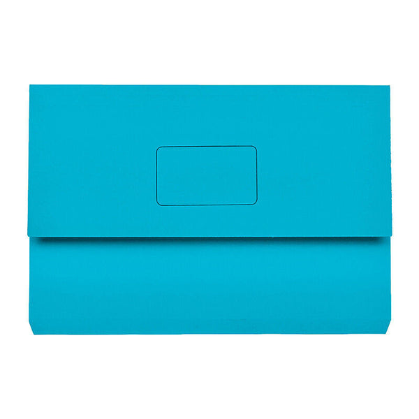 Marbig Wallet Foolscap Slim Pick Blue