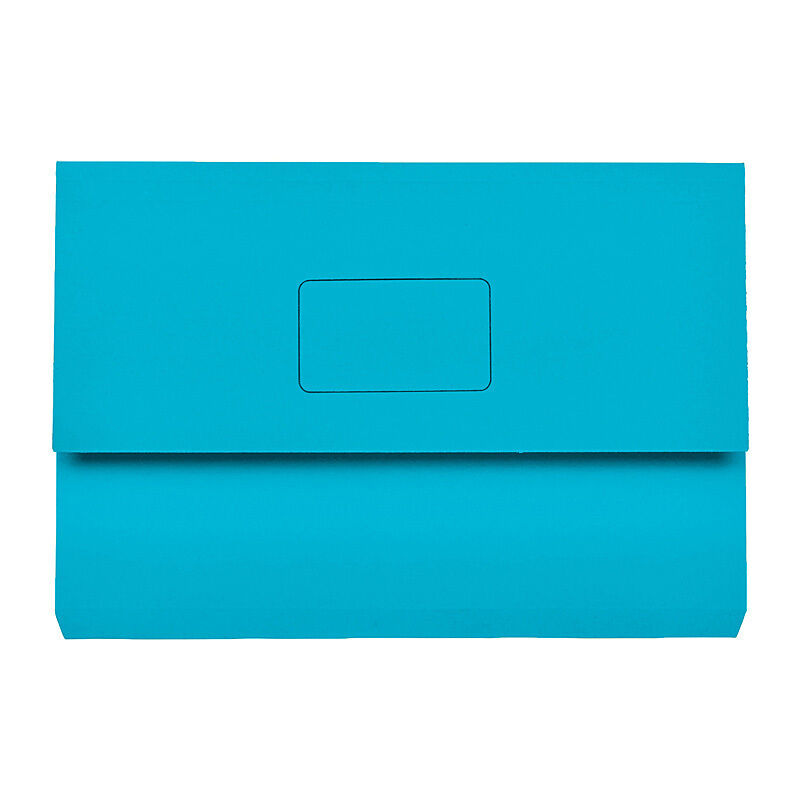 Marbig Wallet Foolscap Slim Pick Blue