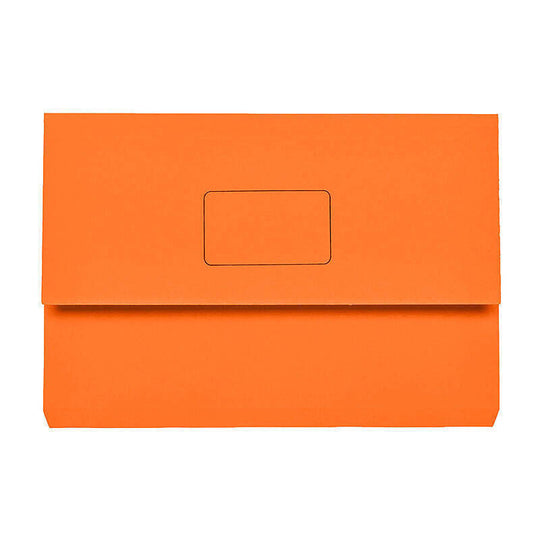 Marbig Wallet Foolscap Slim Pick Orange