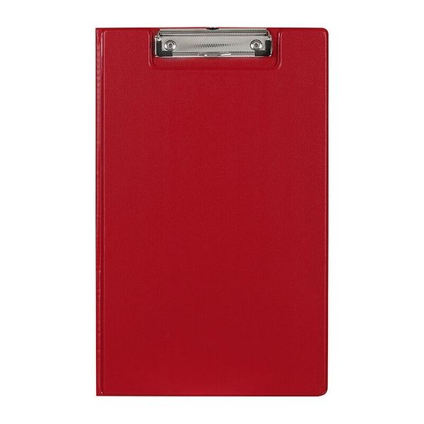 Marbig Clip Folder Polypropylene Foolscap Red