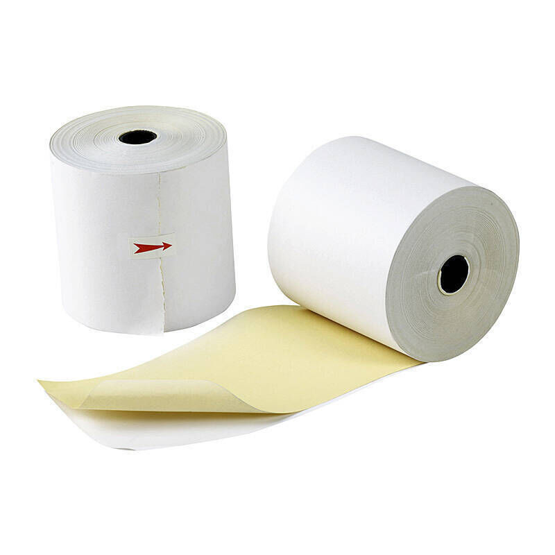 Marbig Cash Regist/eftpos Roll 2Ply 76X76X11.5 Pack Of 4