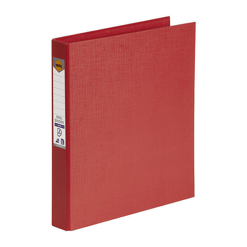 Marbig Pe Linen Binder 2D 25mm Red