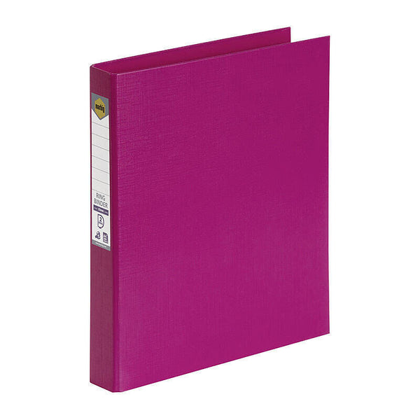 Marbig Pe Linen Binder 2D 25mm Pink
