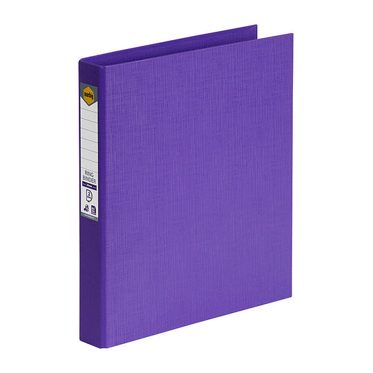Marbig Pe Linen Binder 2D 25mm Purple