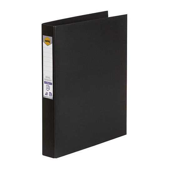 Marbig Pe Linen Binder 4D 25mm Black