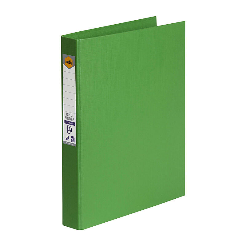 Marbig Pe Linen Binder 4D 25mm Green