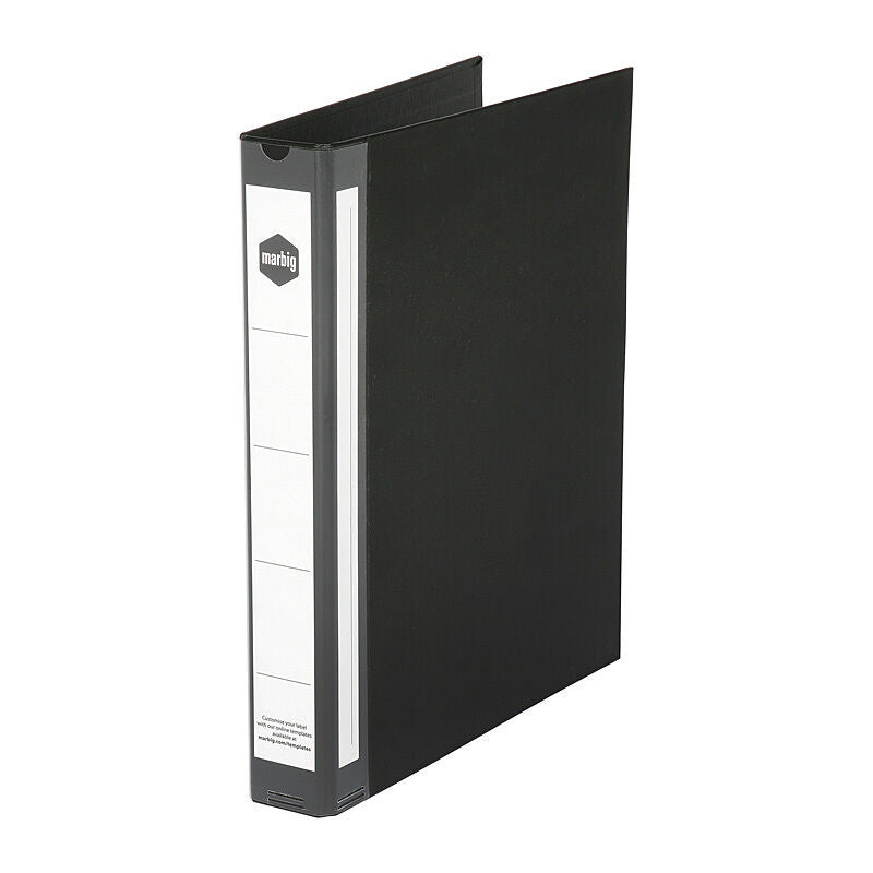 Marbig Ring Binder Dx A4 25mm 2D Pe Black