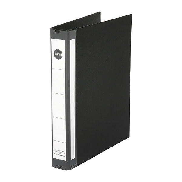 Marbig Ring Binder Dx A4 25mm 2D Pe Black
