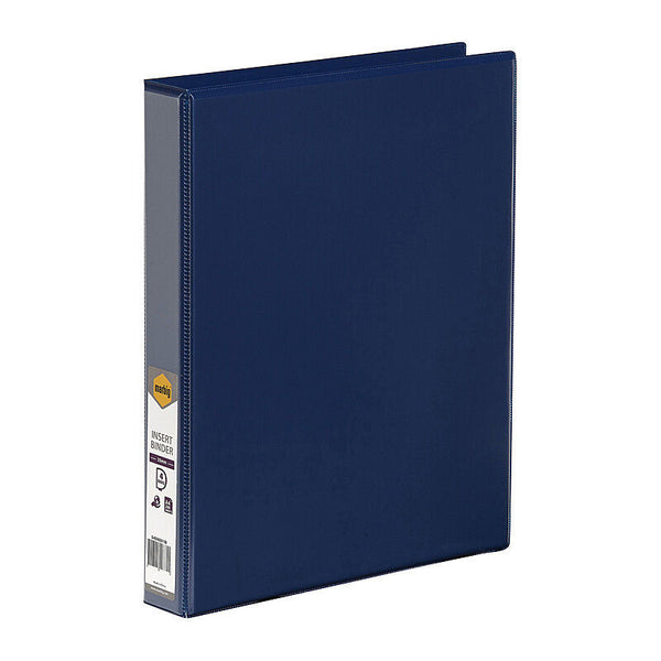 Marbig Insert Binder Clear View A4 4Dr 25mm Blue