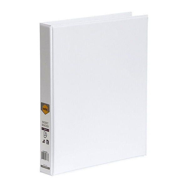 Marbig Insert Binder Clear View A4 4Dr 25mm White