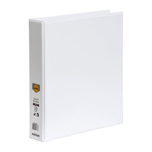 Marbig Insert Binder Clear View A4 4Dr 38mm White