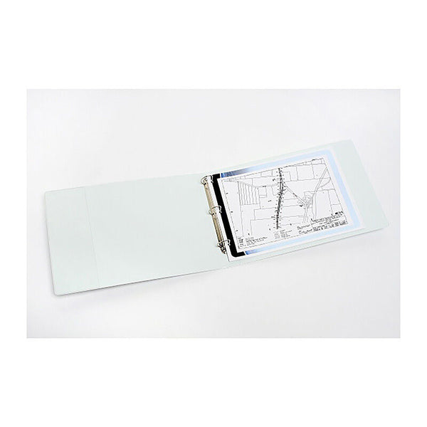 Marbig Ring Binder Clear View A3 L/sc 3D 32mm