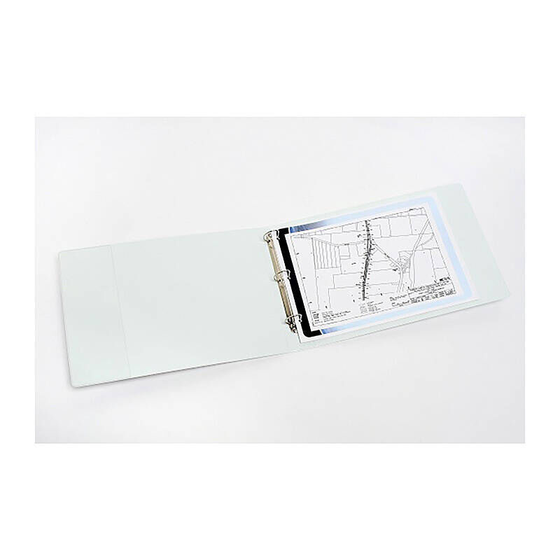 Marbig Ring Binder Clear View A3 L/sc 3D 50mm