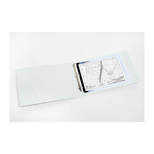Marbig Ring Binder Clear View A3 L/sc 3D 50mm