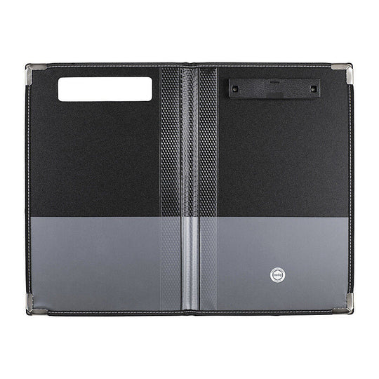 Marbig Pro Clip Folder Foolscap Black