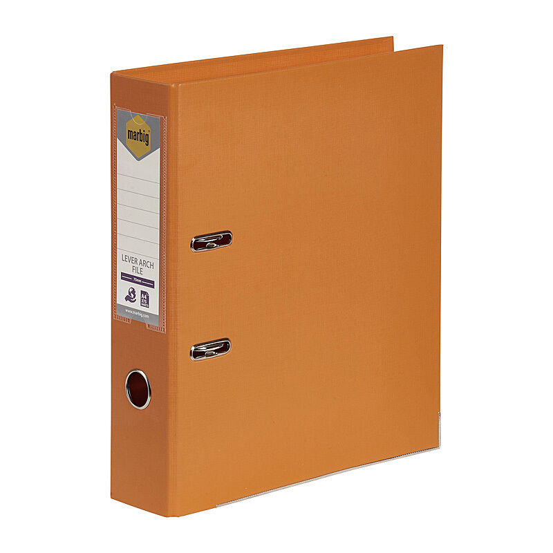 Marbig Pe Lever Arch A4 Orange