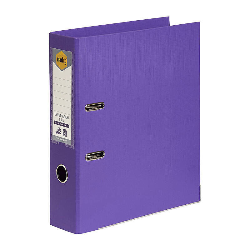 Marbig Pe Lever Arch A4 Purple