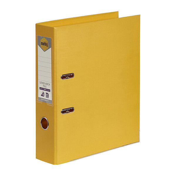 Marbig Pe Lever Arch A4 Yellow