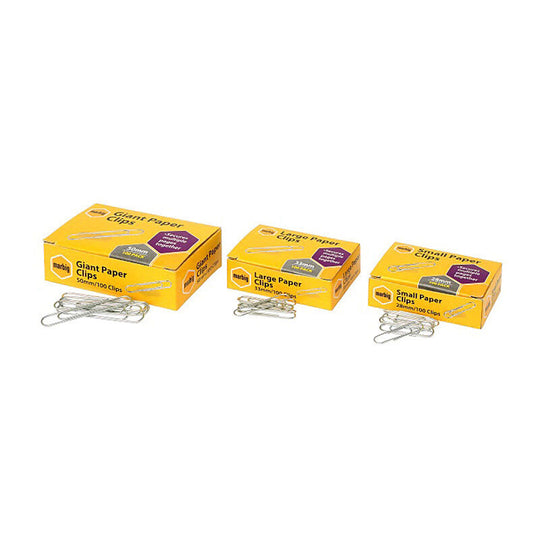Marbig Paper Clip 33mm Box Of 100 Sl10