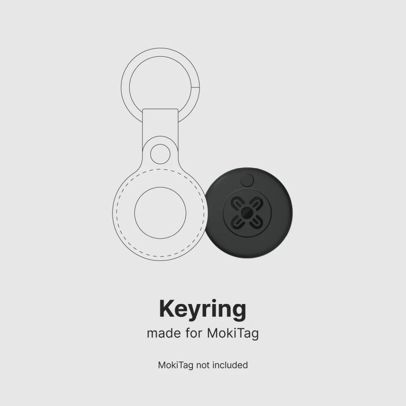 Moki Leather Keyring Mokitag