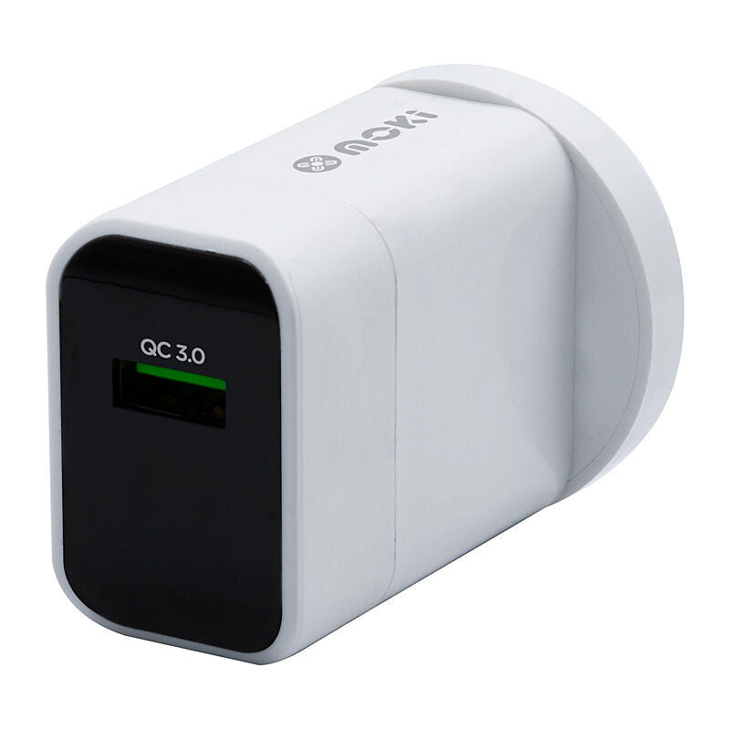 Moki Wallcharger Qc3.0 USB 20W