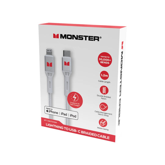 Monster 1.2M Ltg-C Cable W