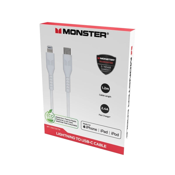 Monster 1.2M Ltg-C Tape Cable W