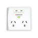 Monster 2-Port+USB Surge White