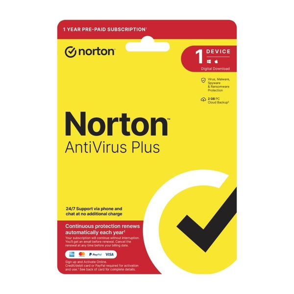 Norton Antivirus 1U 1D 1 Yr
