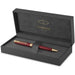 Parker Sonnet Red Lacq Gold Trim Ballpoint