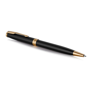 Parker Sonnet Black Lacq Gold Trim Ballpoint